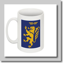 BCal Lion Rampant coffee mug